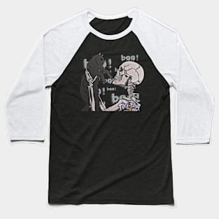 Cat lift Skull Baseball T-Shirt